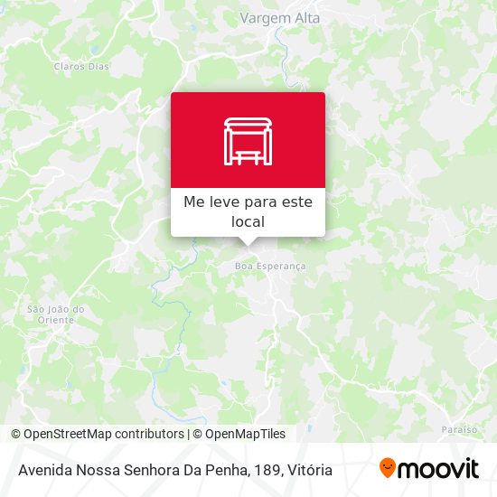 Avenida Nossa Senhora Da Penha, 189 mapa