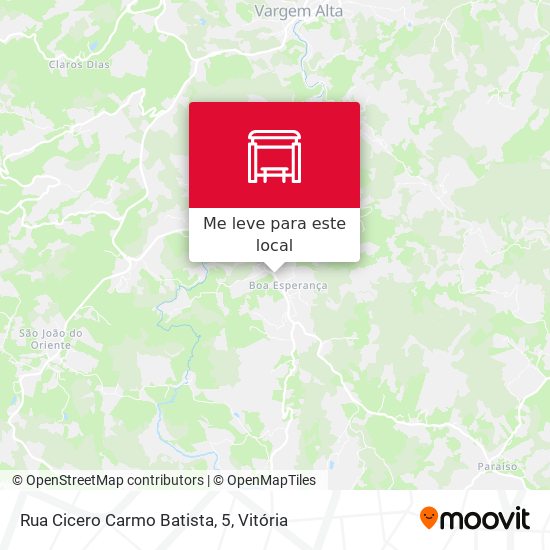 Rua Cicero Carmo Batista, 5 mapa