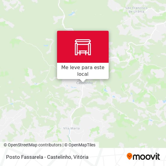 Posto Fassarela - Castelinho mapa