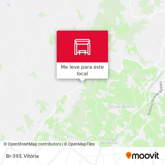 Br-393 mapa