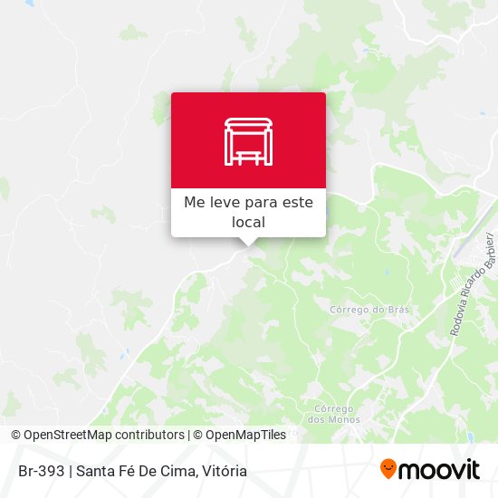 Br-393 | Santa Fé De Cima mapa