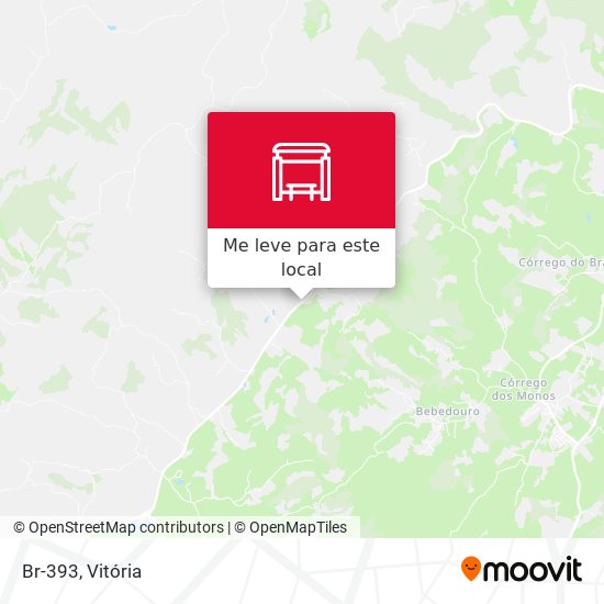 Br-393 mapa