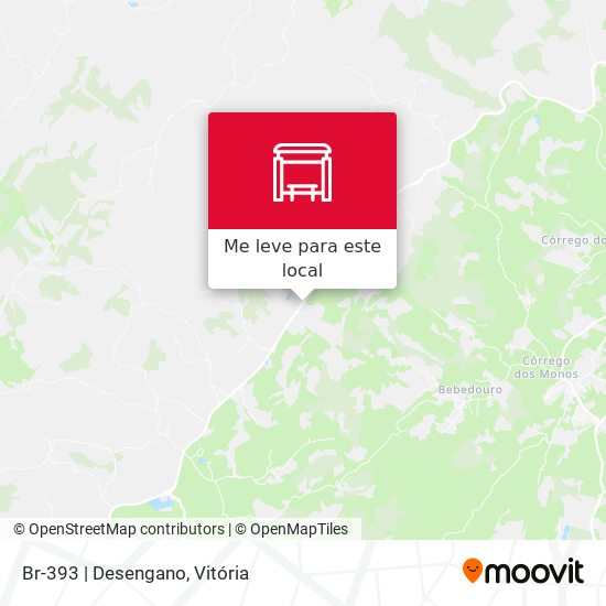 Br-393 | Desengano mapa