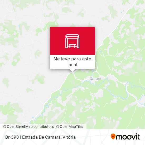 Br-393 | Entrada De Camará mapa
