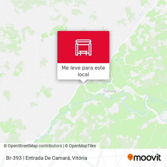Br-393 | Entrada De Camará mapa