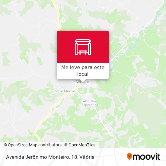 Avenida Jerônimo Monteiro, 18 mapa