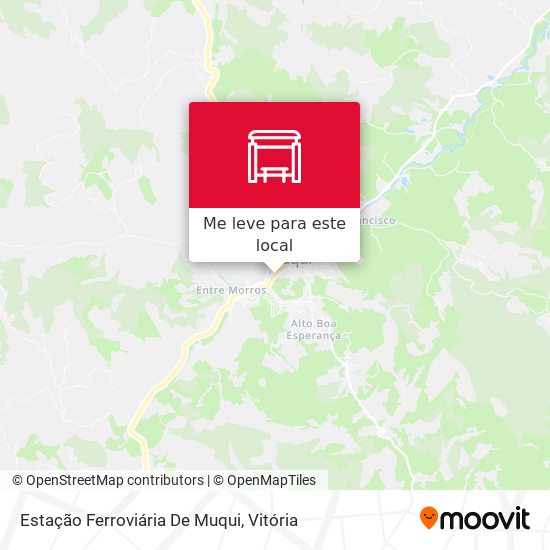 Estação Ferroviária De Muqui mapa