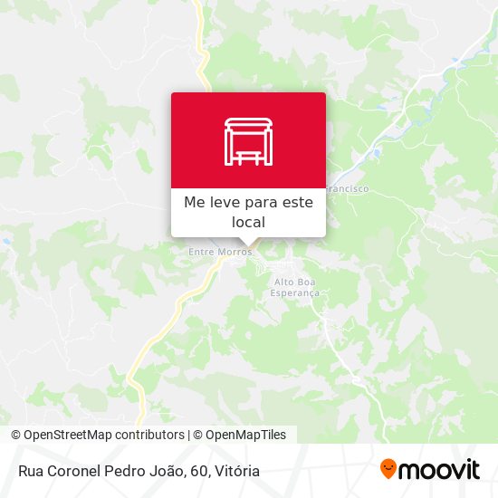 Rua Coronel Pedro João, 60 mapa
