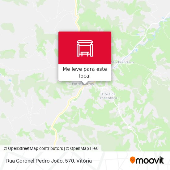 Rua Coronel Pedro João, 570 mapa