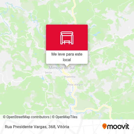 Rua Presidente Vargas, 368 mapa