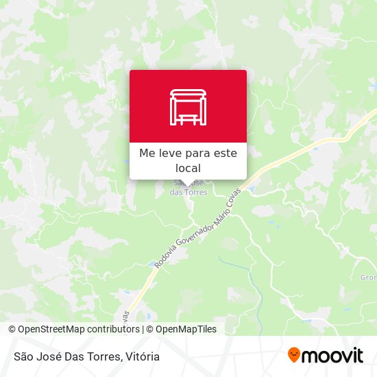 São José Das Torres mapa