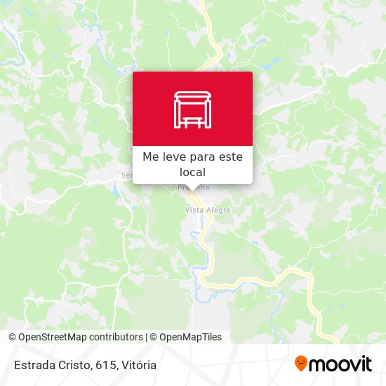 Estrada Cristo, 615 mapa