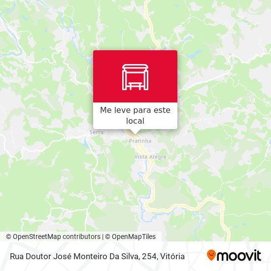 Rua Doutor José Monteiro Da Silva, 254 mapa