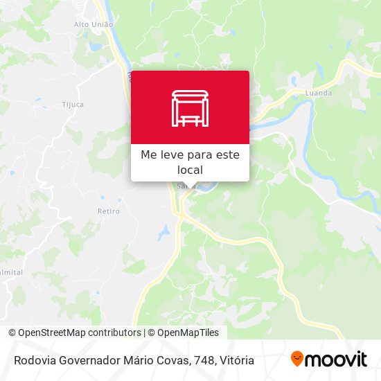 Rodovia Governador Mário Covas, 748 mapa