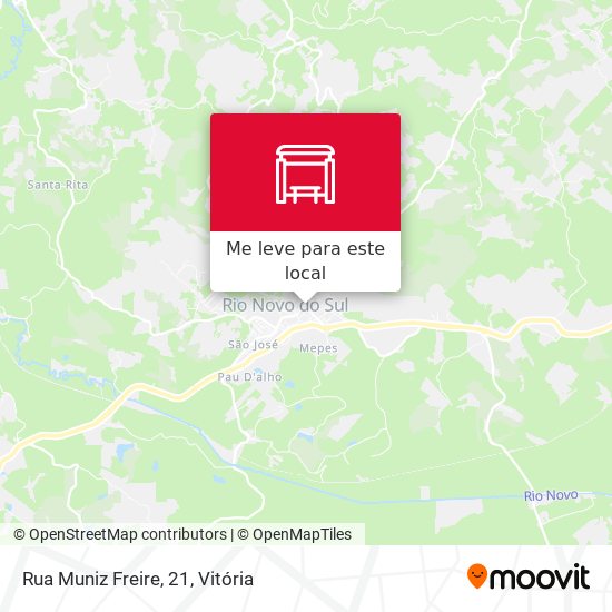 Rua Muniz Freire, 21 mapa