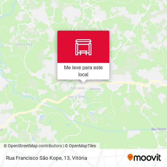 Rua Francisco São Kope, 13 mapa