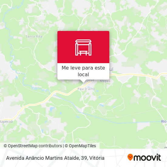 Avenida Anâncio Martins Ataíde, 39 mapa
