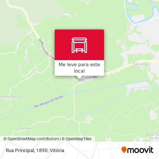 Rua Principal, 1890 mapa