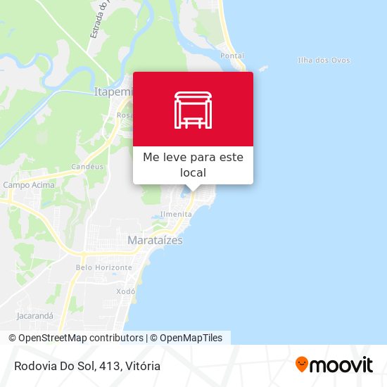 Rodovia Do Sol, 413 mapa