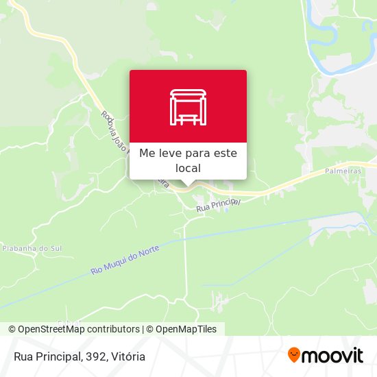 Rua Principal, 392 mapa