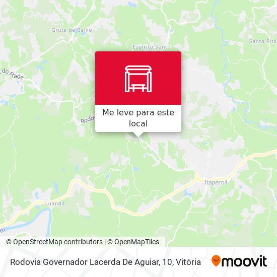 Rodovia Governador Lacerda De Aguiar, 10 mapa