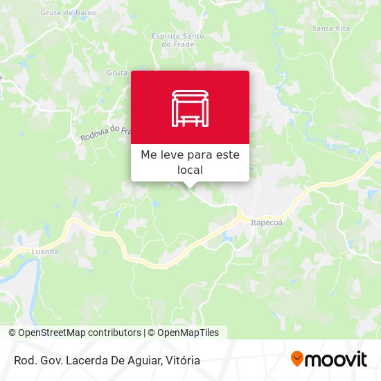 Rod. Gov. Lacerda De Aguiar mapa