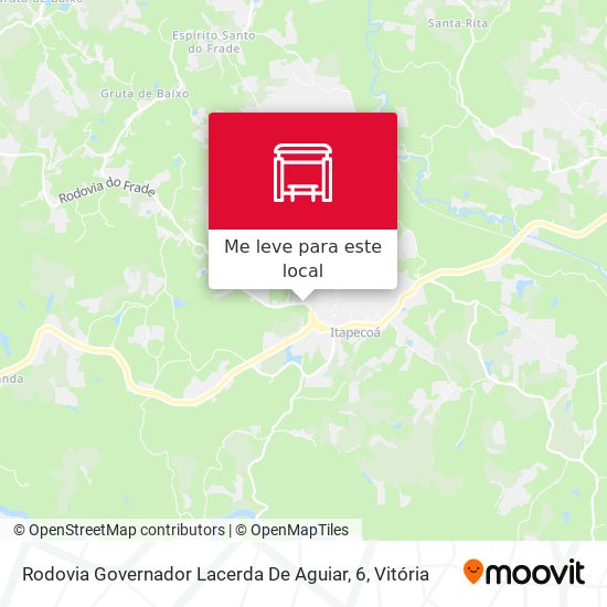 Rodovia Governador Lacerda De Aguiar, 6 mapa