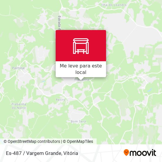 Es-487 / Vargem Grande mapa