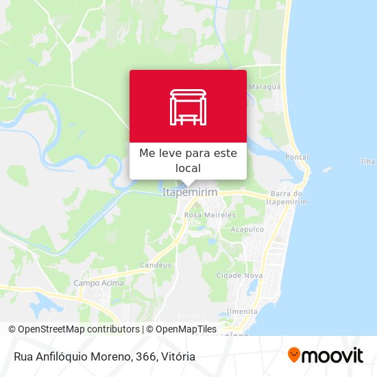 Rua Anfilóquio Moreno, 366 mapa