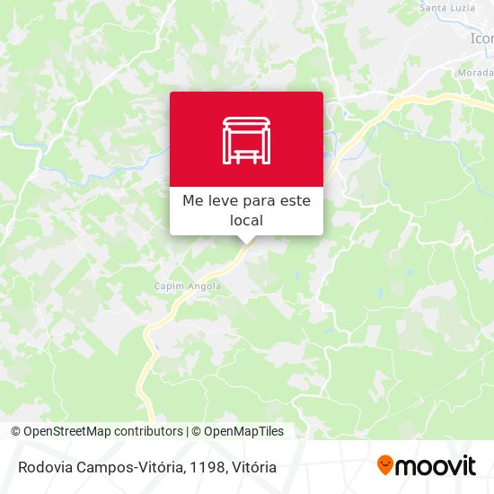 Rodovia Campos-Vitória, 1198 mapa