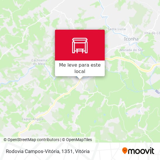 Rodovia Campos-Vitória, 1351 mapa