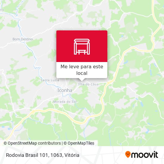 Rodovia Brasil 101, 1063 mapa