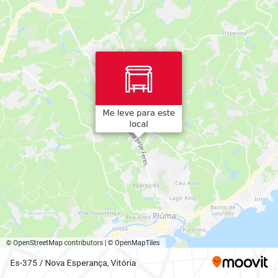 Es-375 / Nova Esperança mapa