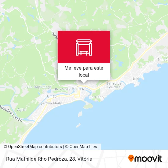 Rua Mathilde Rho Pedroza, 28 mapa