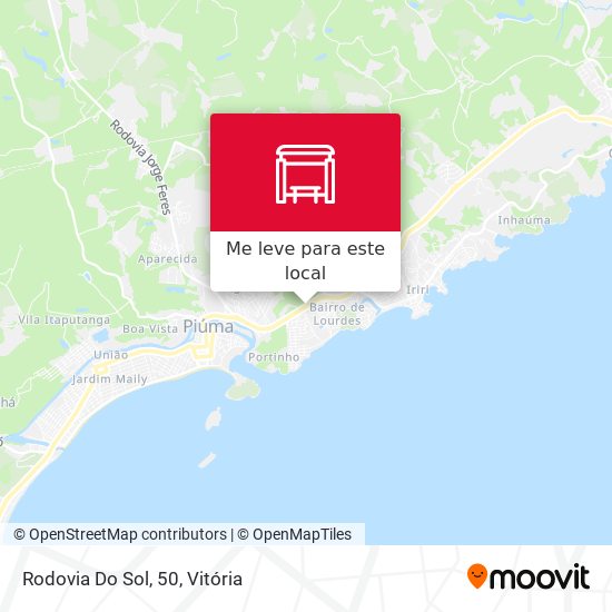 Rodovia Do Sol, 50 mapa