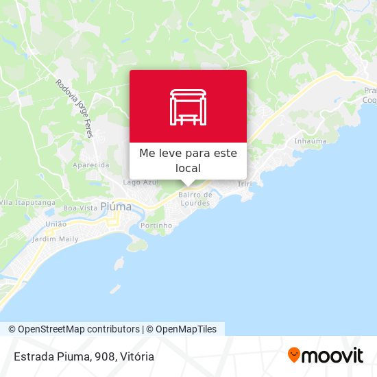Estrada Piuma, 908 mapa