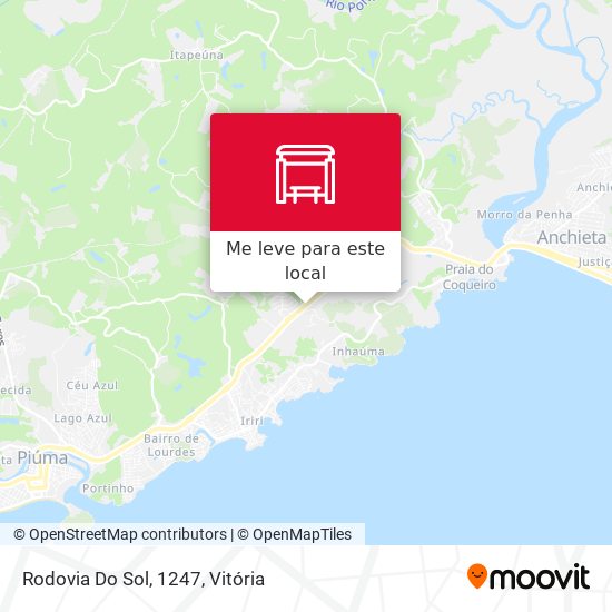 Rodovia Do Sol, 1247 mapa