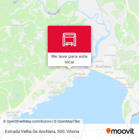 Estrada Velha De Anchieta, 500 mapa