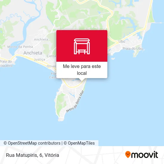 Rua Matupiris, 6 mapa
