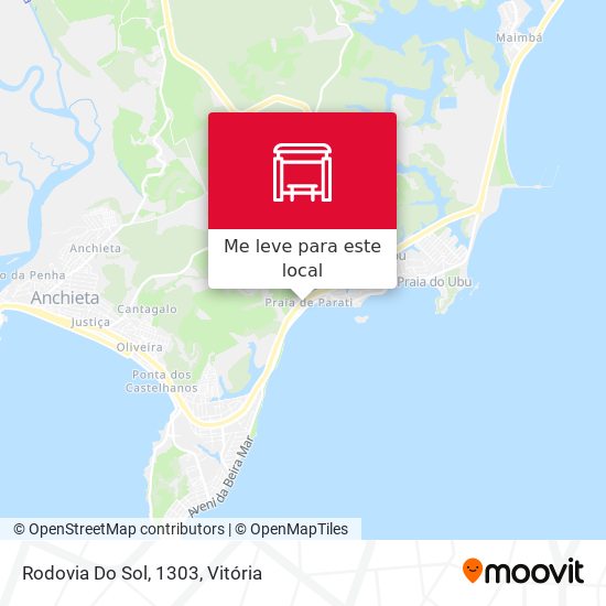 Rodovia Do Sol, 1303 mapa