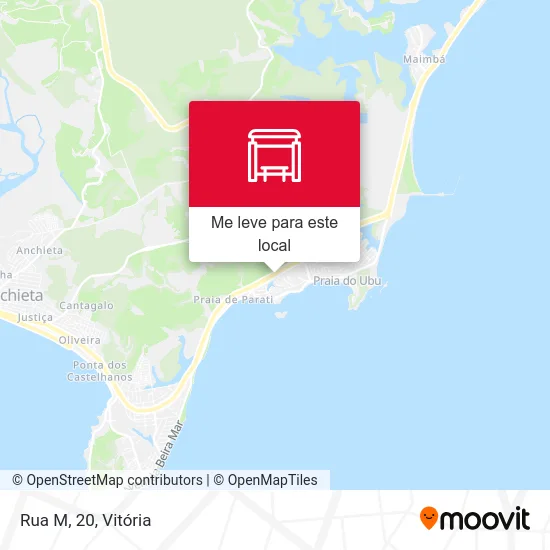 Rua M, 20 mapa