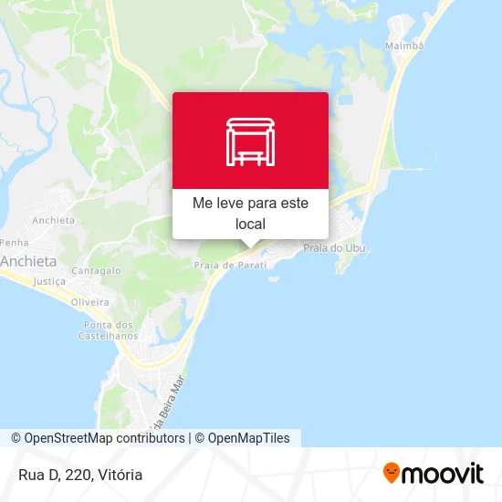 Rua D, 220 mapa