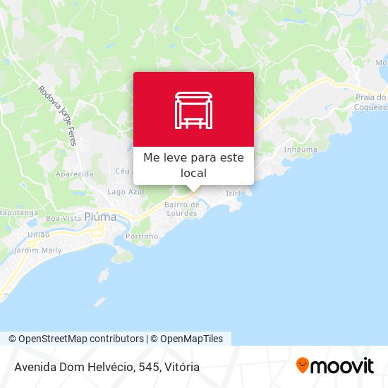 Avenida Dom Helvécio, 545 mapa