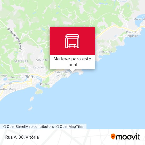 Rua A, 38 mapa