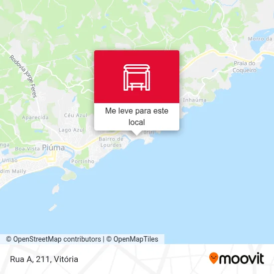 Rua A, 211 mapa
