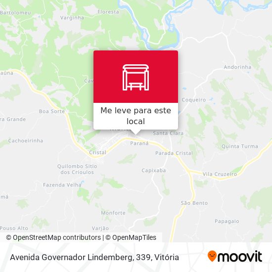 Avenida Governador Lindemberg, 339 mapa