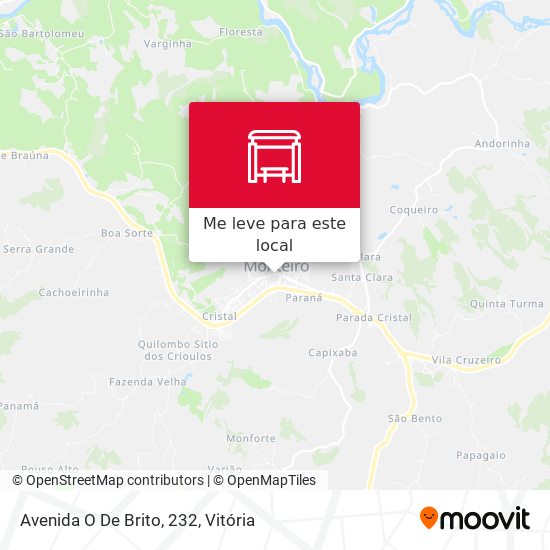 Avenida O De Brito, 232 mapa