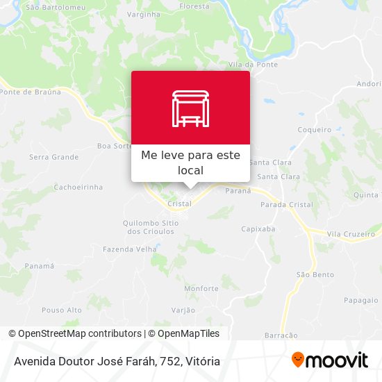Avenida Doutor José Faráh, 752 mapa