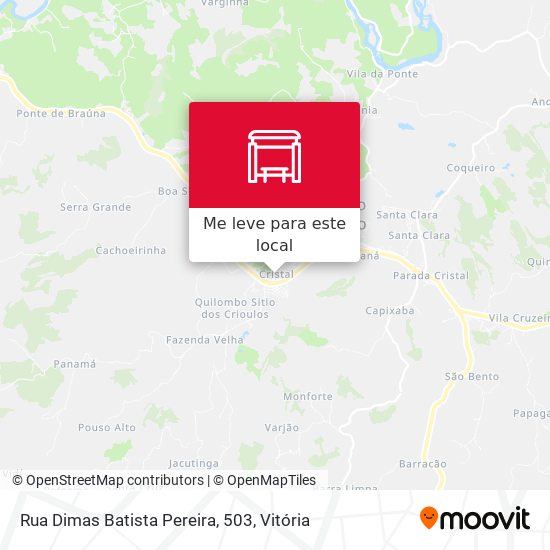 Rua Dimas Batista Pereira, 503 mapa