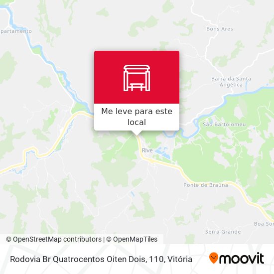 Rodovia Br Quatrocentos Oiten Dois, 110 mapa